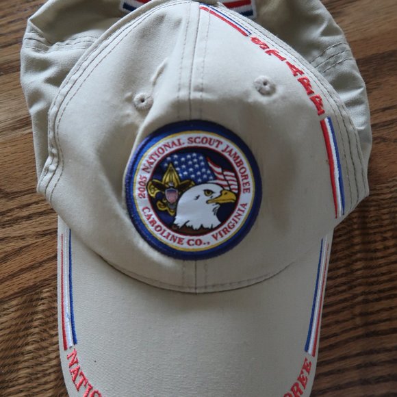2005 National Boy Scout Jamboree Tan Staff Strapback Cap/Hat - Picture 3 of 10